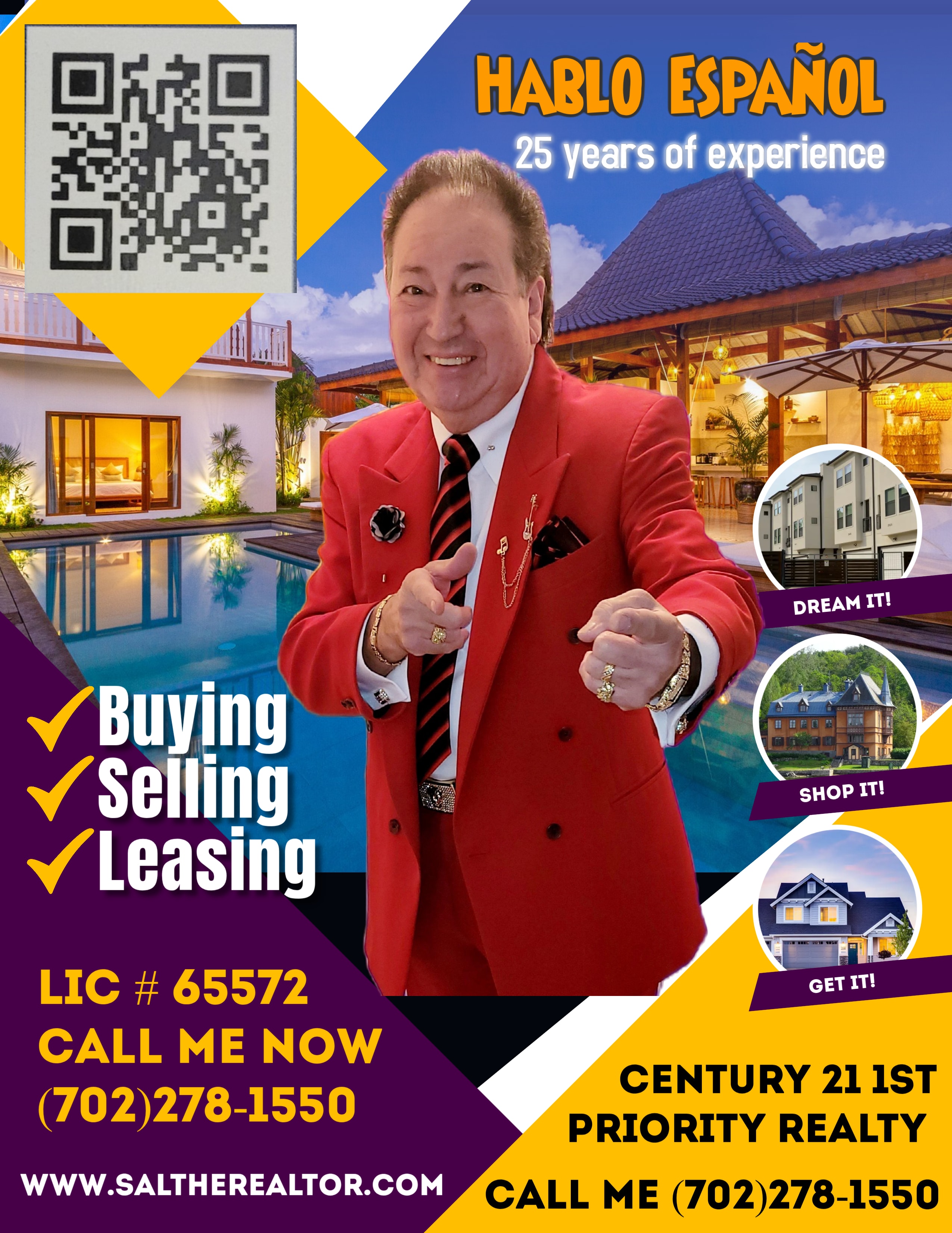 Buying or Selling? I Can Help! Call Sal (702)278-1550